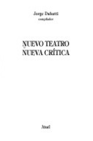 Cover of Nuevo Teatro, Nueva Critica