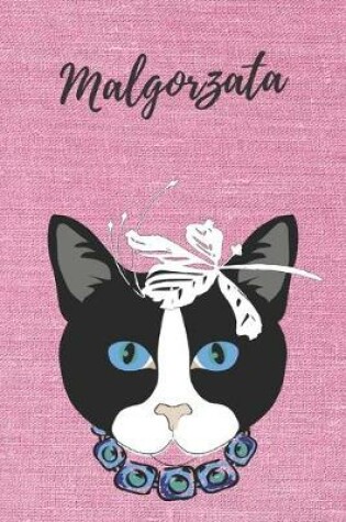 Cover of personalisiertes Notizbuch Katze / Notizheft / Journal / Malbuch / Tagebuch / Kritzelbuch / DIN A5 / Geschenk Malgorzata