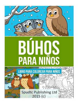 Book cover for Búhos para niños