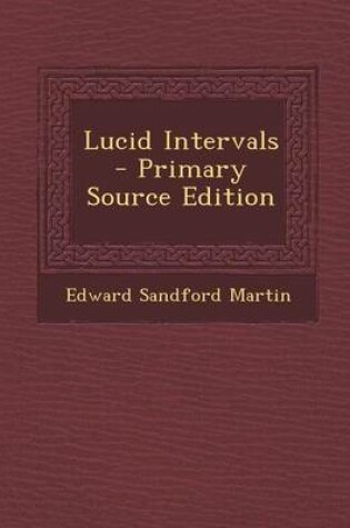 Cover of Lucid Intervals - Primary Source Edition