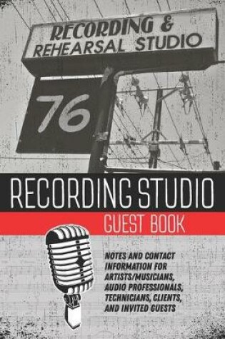 Cover of Recording Studio Guest Book
