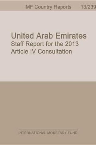 Cover of United Arab Emirates: 2013 Article IV Consultation