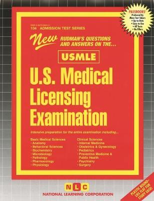 Book cover for U.S. MEDICAL LICENSING EXAMINATION (USMLE) (1 VOL.)