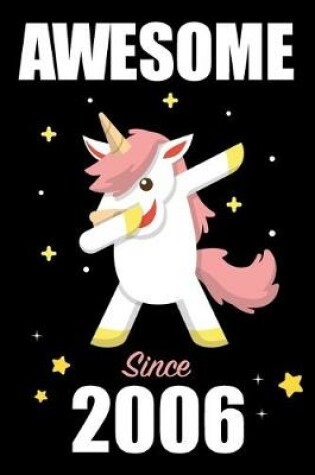 Cover of 13th Birthday Dabbing Unicorn Journal