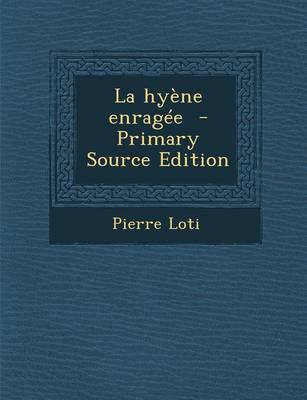 Book cover for La Hyene Enragee