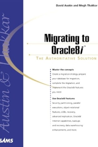 Cover of Migrating to Oracle8i