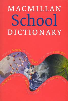 Book cover for Macmillan School Dictionary Paperback