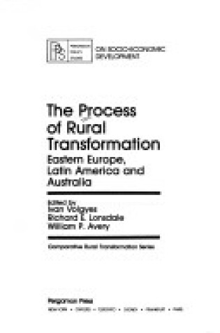 Cover of Process of Rural Transformation