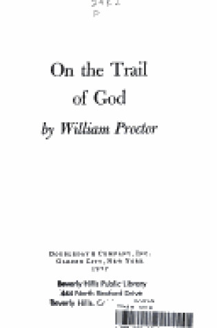 Cover of On the Trail of God