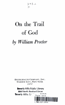 Book cover for On the Trail of God