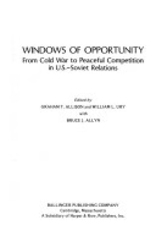 Cover of Windows of Opportunity