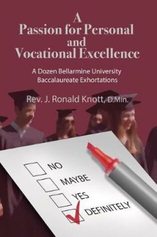 Cover of A Passion for Personal and Vocational Excellence