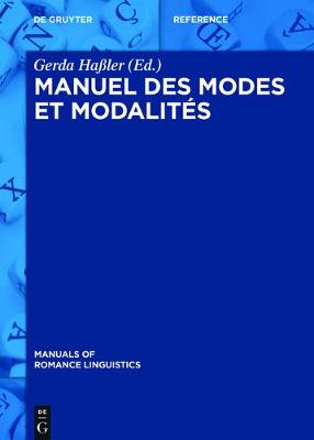 Cover of Manuel Des Modes Et Modalites