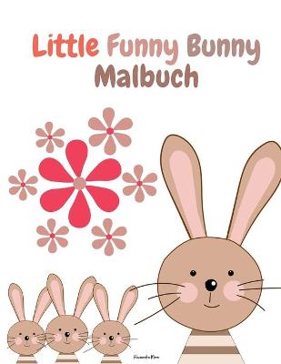 Book cover for Little Funny Bunny Malbuch