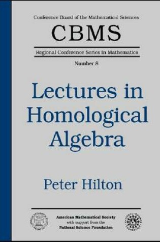 Cover of Lectures in Homological Algebra