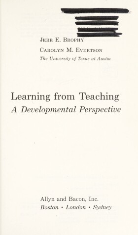 Book cover for Learning from Teaching