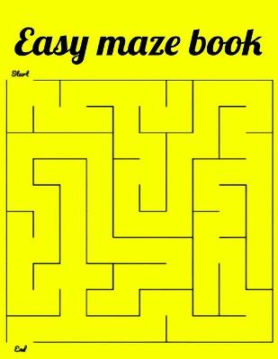 Book cover for Easy maze book