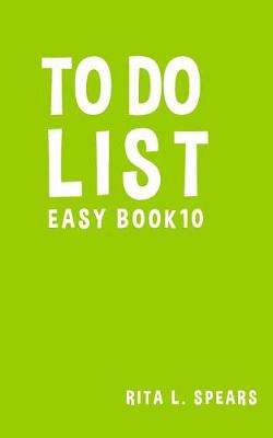 Book cover for To Do List Easy Book10