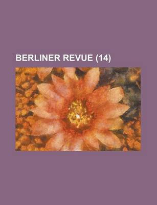 Book cover for Berliner Revue (14)