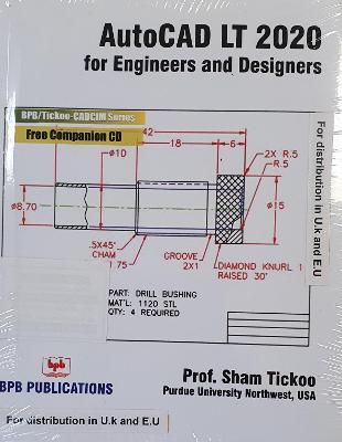 Book cover for Autocad Lt 2020 For Engineers And Designers