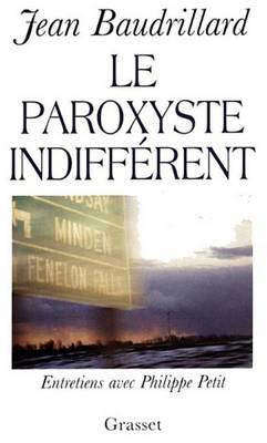 Book cover for Le Paroxyste Indifferent