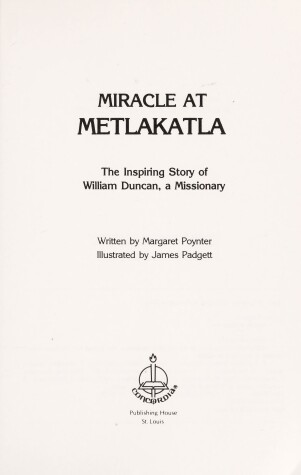 Cover of Miracle at Metlakatla