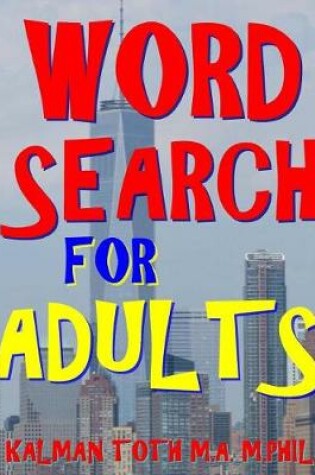 Cover of Word Search for Adults