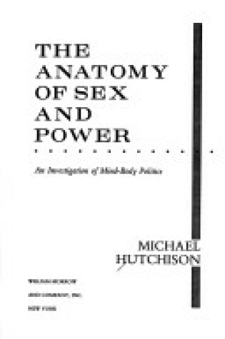 Cover of The Anatomy of Sex and Power