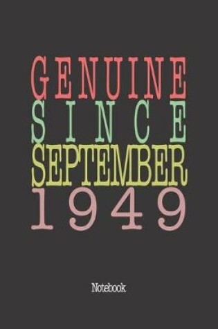 Cover of Genuine Since September 1949