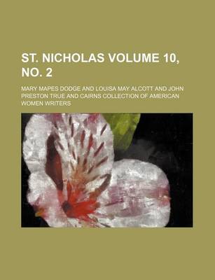 Book cover for St. Nicholas Volume 10, No. 2