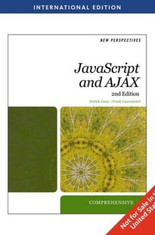 Cover of New Perspectives on Javascript and Ajax, Comprehensive