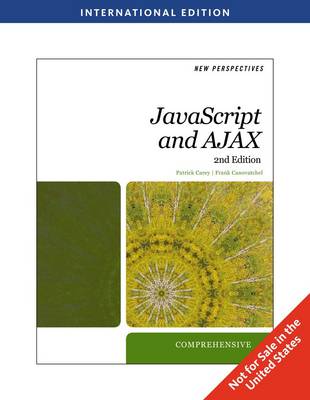 Book cover for New Perspectives on Javascript and Ajax, Comprehensive