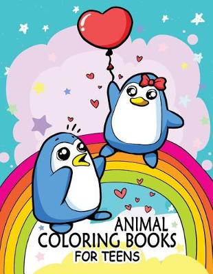 Book cover for Animal Coloring Book for Teens