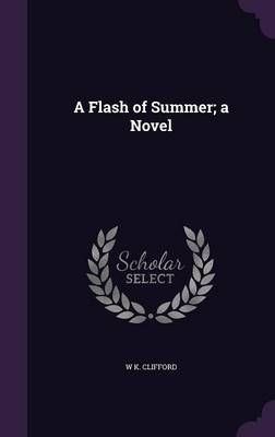 Book cover for A Flash of Summer; A Novel