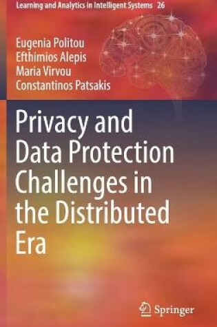Cover of Privacy and Data Protection Challenges in the Distributed Era