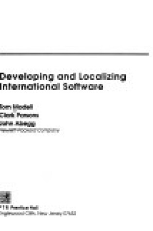 Cover of Developing and Localizing International Software