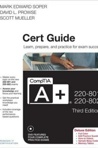 Cover of CompTIA A+ 220-801 and 220-802 Cert Guide, Deluxe Edition