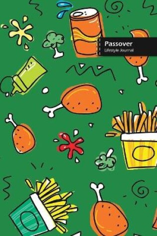 Cover of Passover Lifestyle Journal, Blank Write-in Notebook, Dotted Lines, Wide Ruled, Size (A5) 6 x 9 In (Green)