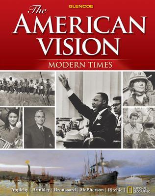 Book cover for The American Vision: Modern Times, Student Edition