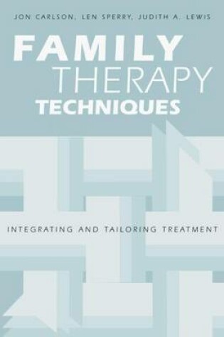 Cover of Family Therapy Techniques