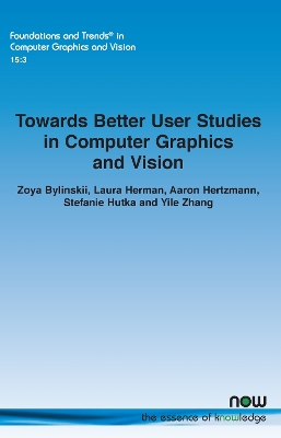 Book cover for Towards Better User Studies in Computer Graphics and Vision