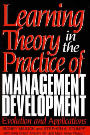 Cover of Learning Theory in the Practice of Management Development