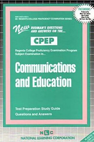 Cover of COMMUNICATIONS AND EDUCATION