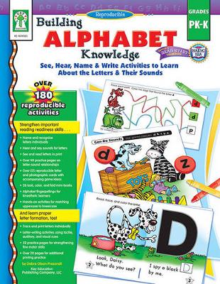 Book cover for Building Alphabet Knowledge, Grades Pk - K