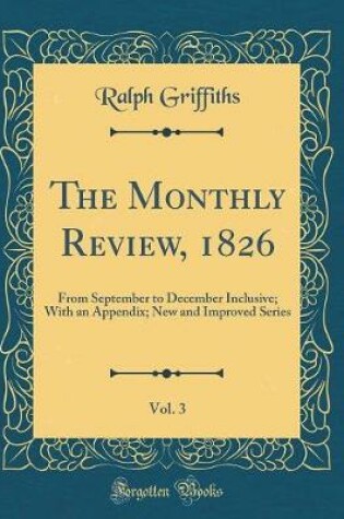 Cover of The Monthly Review, 1826, Vol. 3