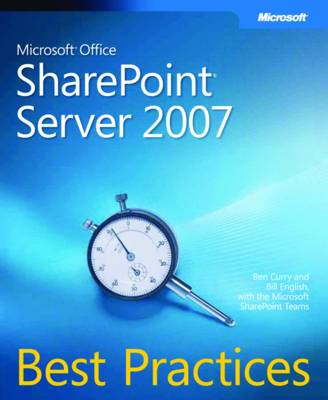 Book cover for Microsoft Office SharePoint Server 2007 Best Practices