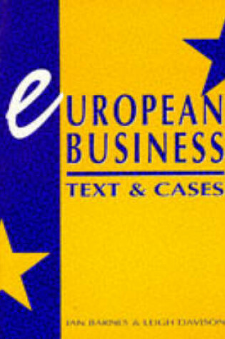 Cover of European Business