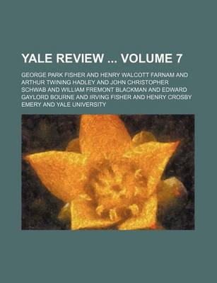 Book cover for Yale Review Volume 7