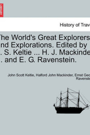 Cover of The World's Great Explorers and Explorations. Edited by J. S. Keltie ... H. J. Mackinder ... and E. G. Ravenstein. Palestine.