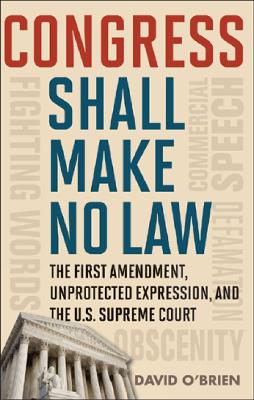 Book cover for Congress Shall Make No Law